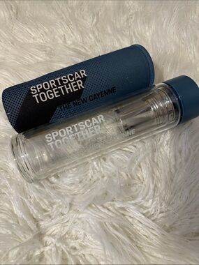 Porsche Design Blue Glass Bottle with Infuser